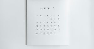 white calendar